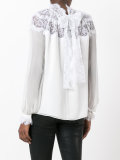 lace panel blouse 