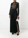 lace panel gown 