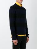 striped Shetland wool sweater
