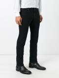 patterned slim fit jeans