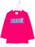 glitter logo sweatshirt