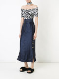 printed chocker top 