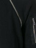 zip panel sweatshirt 