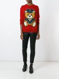 'biker teddy bear'开衫