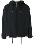 logo patch hooded jacket 