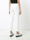 straight cropped trousers