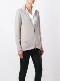 zipped cardigan