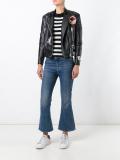 patched biker jacket