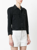 cropped denim jacket