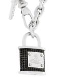lock key pendants necklace