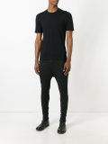 drop-crotch track pants