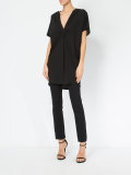 long length v-neck top