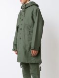 buttoned hooded jacket 