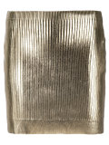 metallic coated mini skirt