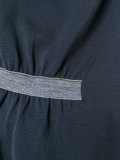 waist strap trim long T-shirt 