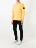 patched sweater