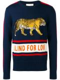 blind for love tiger jumper