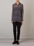check sheer shirt