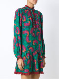 abstract print dress