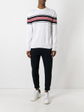striped knit jumper 