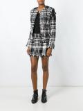 bouclé mini skirt