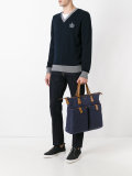 contrast tote bag 