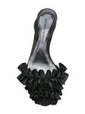 frill detail sandals