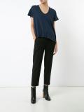 scoop neck T-shirt