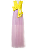 bicolour gown 