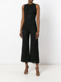 lace flared jumpsuit