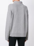 high neck loose-fit pullover