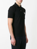 logo patch polo shirt 