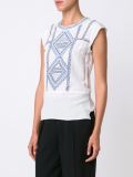 'Baja' embroidered top