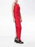sleeveless column gown