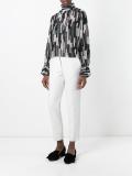 pleated collar blouse