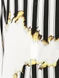 bleach and stripe print shirt