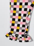 checked leggings