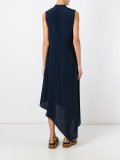 asymmetric ruffle blouse