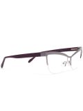 ‘Berlin’ stainless steel cat-eye framed glasses