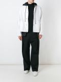 hooded bomber jacket
