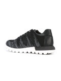 lace-up knit trainers