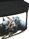 rottweiler print backpack