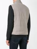 buttoned padded gilet