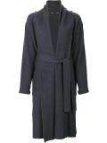 waist tie wrap coat