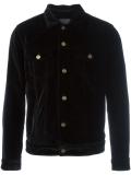 'Musical' velour jean jacket