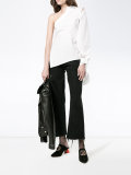 High Rise jeans with cropped leg