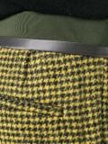 houndstooth pattern trousers 