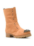 suede combat boots