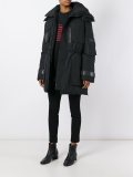 buckle strap parka