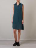 sleeveless shirt dress